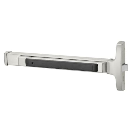 Sargent Grade 1 Rim Exit Device, Narrow Stile Pushpad, 32-in Device, Night Latch Function, Hex Key Dogging,  8504E 32D